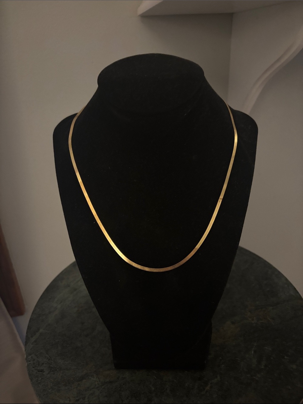 Mia Fiore 18kt gold plated bronze elegant necklace